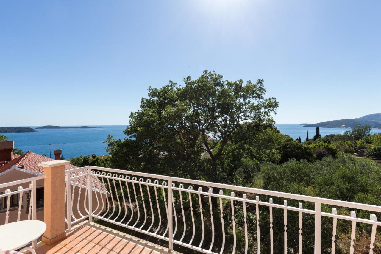 Villa Dubravka Mlini Bagian luar foto