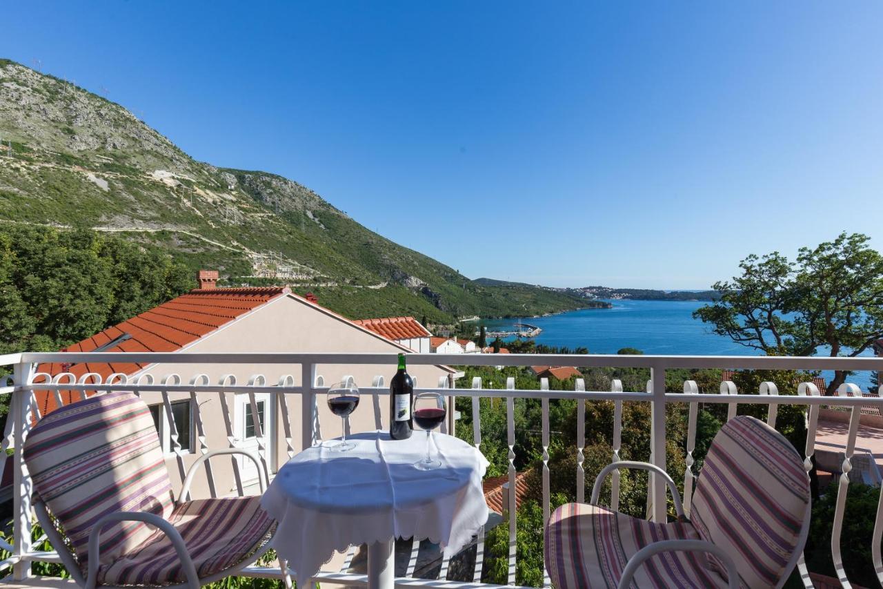 Villa Dubravka Mlini Bagian luar foto