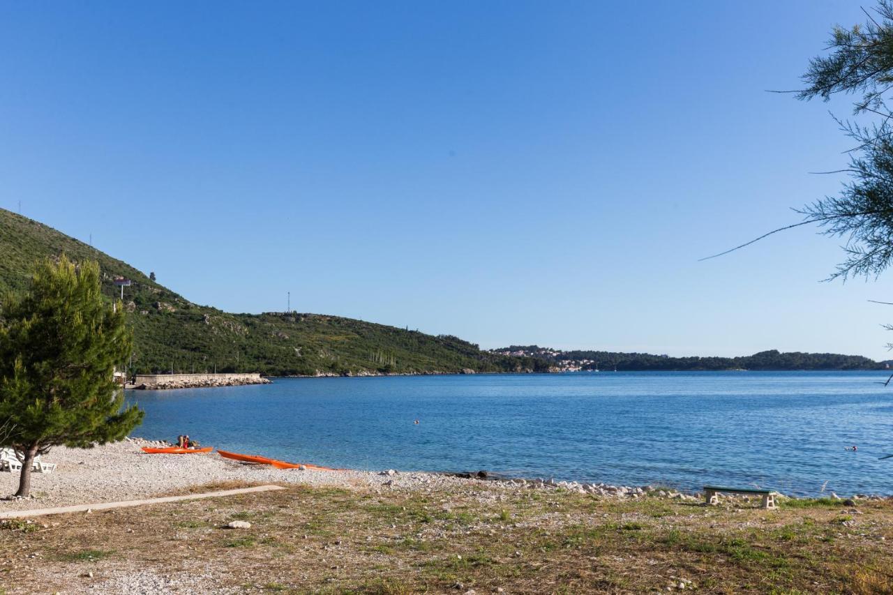 Villa Dubravka Mlini Bagian luar foto