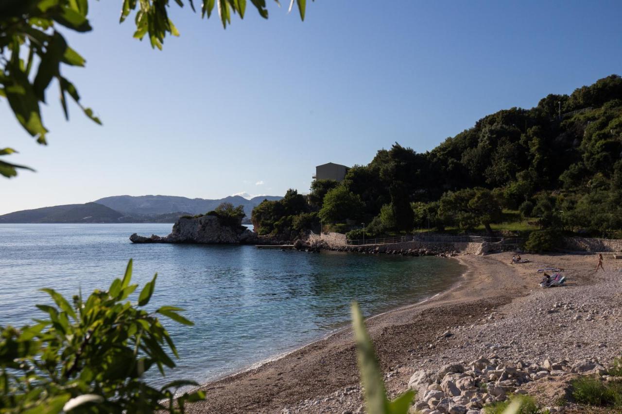 Villa Dubravka Mlini Bagian luar foto