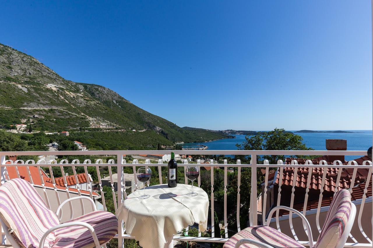 Villa Dubravka Mlini Bagian luar foto