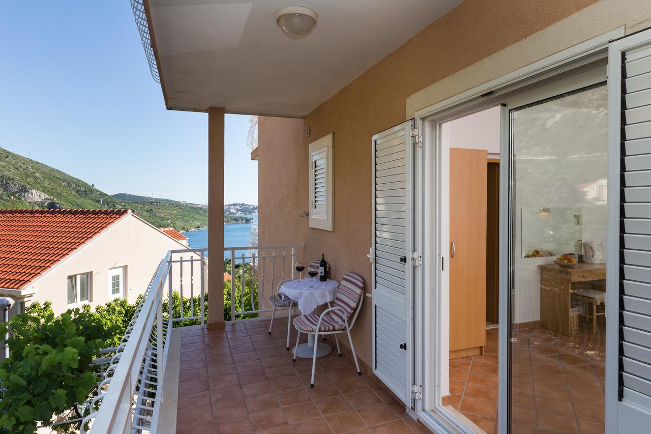 Villa Dubravka Mlini Bagian luar foto